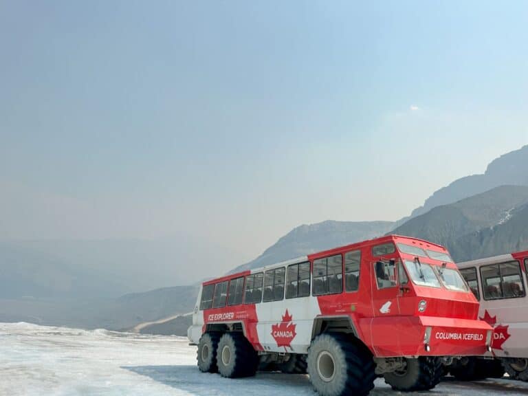 Ice Explorer vehicle during Columbia Icefield Adventure